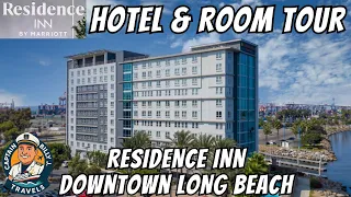Residence Inn Long Beach Downtown Room Hotel Tour Pool Lobby Breakfast September 2025