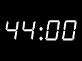 44 MINUTES - TIMER AND ALARM