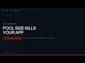 Java HikariCP Pool Size 10 Why Your App Hangs Under Load