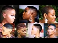 100 Bald Shaved and Low-Cut Hairstyles For Black Women Striking Low-Cut Hairstyles Ideas