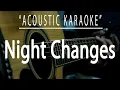 Download Lagu Night changes - One Direction (Acoustic karaoke)