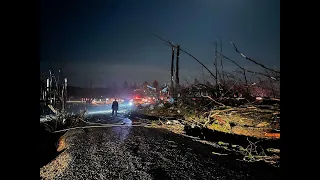 Aftermath of Alabama Tornadoes
