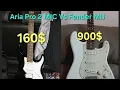 Aria Pro 2 714 STD VS Fender Stratocaster Traditional Japan 60 s Clean Test