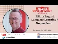 PBL in English Language Learning No problem