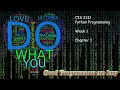CIS 2131 - Python Programming
