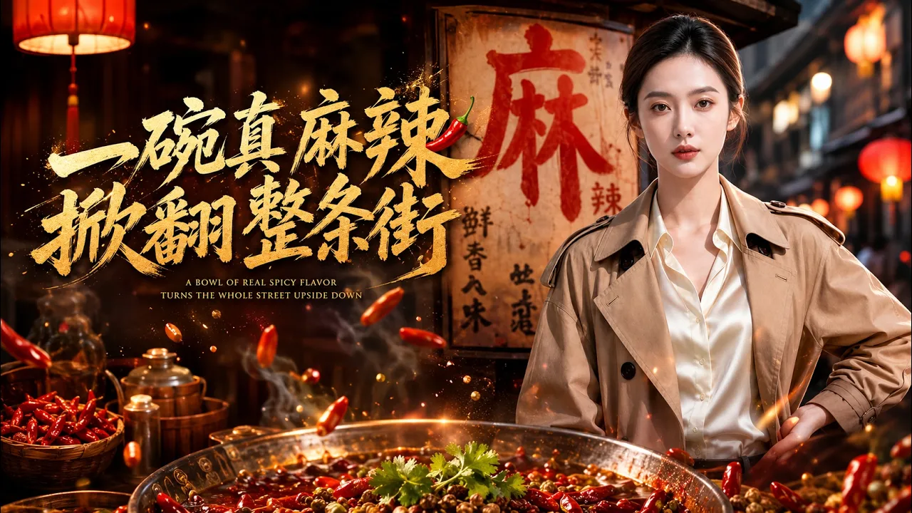 【完结超清】《一碗真麻辣,掀翻整条街》#最新短劇全集#短劇全集#短劇#熱門短劇#短劇推薦#大陸短劇#AI短剧#初六剧场 poster