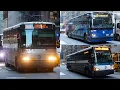 MTA Bus Company BxM7 BxM8 BxM10 Buses at 47th Street 2026 Prevost X3-45 MCI D4500CL D4500CT