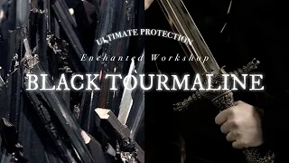 BLACK TOURMALINE Ultimate Protection Cleanse Crystal Series 