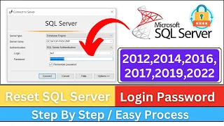 Reset SQL Server Login Password Step By Step