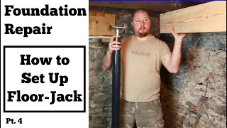 Foundation Repair - How to Set Up Floor Jacks Pt 4