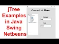java swing jtree examples in Netbeans java projects