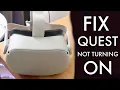 How To FIX Oculus Quest Not Turning On 2023