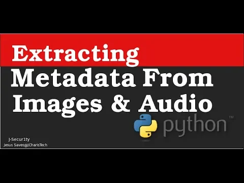 Download MP3 Extracting Metadata From Images and Audio Files with Python