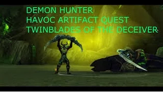 World of Warcraft Legion Beta Demon Hunter Artifact Weapons Quest Line