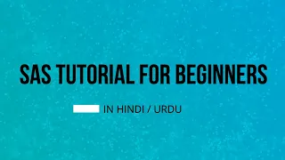 SAS Programming Tutorial From Scratch -208-Connect SQL Database With SAS