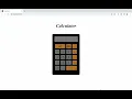 Calculator app using React js