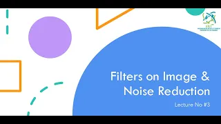Lecture Filters on Images in Python Mean Median Gaussian Filter