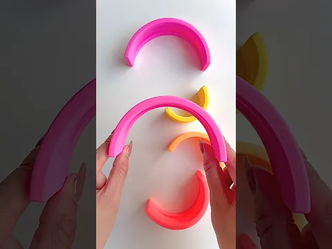 Can you build a rainbow? #play #sensoryplay #kidsvideo #kidsactivity #educationalplay #kids #toys