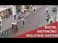 Real-time Social Distancing Violation Detection DEMO COVID-19 Python OpenCV Computer Vision