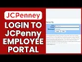 JCPenney Sign In How to Login to Your JCPenney Employee Portal