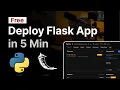 How to Deploy Your Flask App in Just 5 Minutes