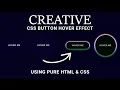 Buttons Effects Using Only HTML CSS Buttons With Awesome Hover Effects - WDU