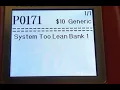 Causes and Fixes Chevy Silverado 5 3L P0171 Code System Too Lean Bank 1