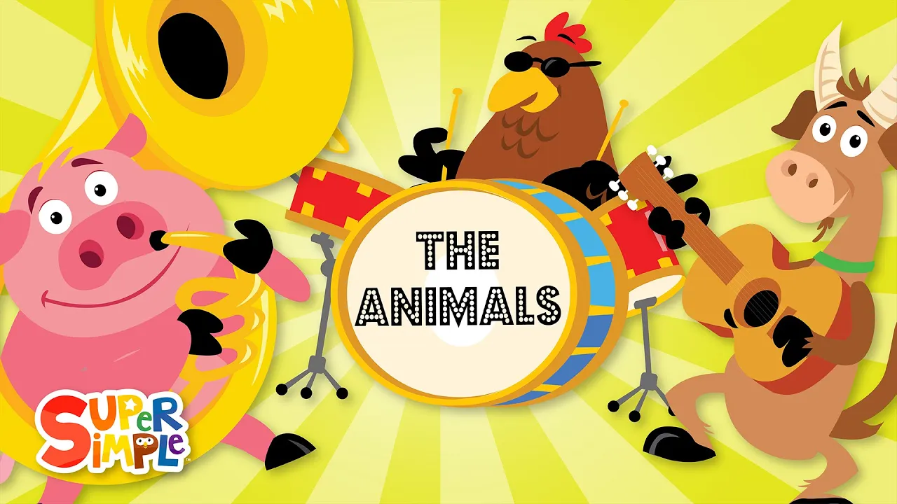 The Animals On The Farm | Animals and Farm Song for Kids | Super Simple Songs
