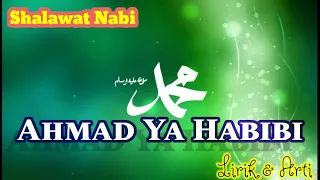 ahmad ya habibi haddad alwi shalawat nabi lirik arab latin arti