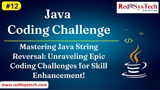 Java String Manipulation Tutorial Reverse String HackerRank Java Interview Question Red9SysTech