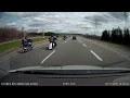 Hell s Angels merging onto 417 East at Innes Ottawa