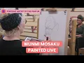 Wunmi Mosaku Sits For A Stunning Live Portrait Portrait Artist of the Year UK