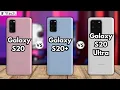 Galaxy S20 vs Galaxy S20 vs Galaxy S20 Ultra Full Comparison
