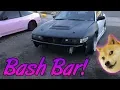Installing a Street Faction Bash Bar on my 240sx S13 Silvia Street Drifting