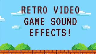 Retro Video Game Arcade 8 Bit Sound Effects Free Download Audio Background For Edits 