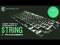 Count Vowels Consonants in String String in C Programming Part 10
