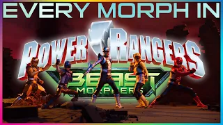 every power rangers beast morphers morph ever season 1