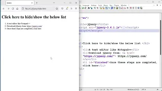 jQuery 5 Link to an external jQuery file