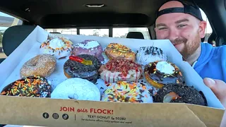 Fresh Hot Halloween DONUTS at Duck Donuts in Myrtle Beach South Carolina Food review