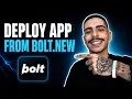 HOW TO DEPLOY AN APP FROM BOLT NEW STEP-BY-STEP GUIDE 2026