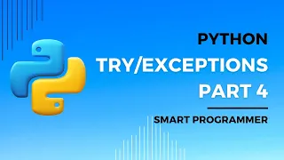 Try Exceptions Error Handling in Python P4 Python Programming For Absolute Beginners 2023