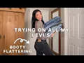 Download Lagu LEVI'S JEANS TRY ON + REVIEW! 501 Original + Skinny vs. Wedgie Fit