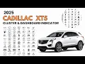 2025 Cadillac XT5 Cluster Display Dashboard Warning Indicators Guide