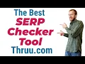 How to use best serp checker tool Thruu serp keyword checker serp analyzer serp checker tools