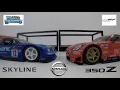 MUSCLE MACHINES 1 24 CALSONIC NISSAN SKYLINE GT-R R34 VS NISSAN Z HASEMISPORT ENDLESS JGTC