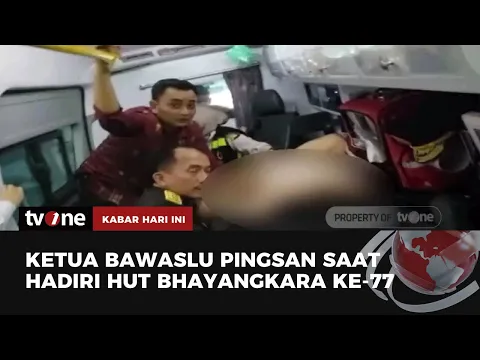 Ketua Bawaslu Pingsan di Acara HUT Bhayangkara Ke-77