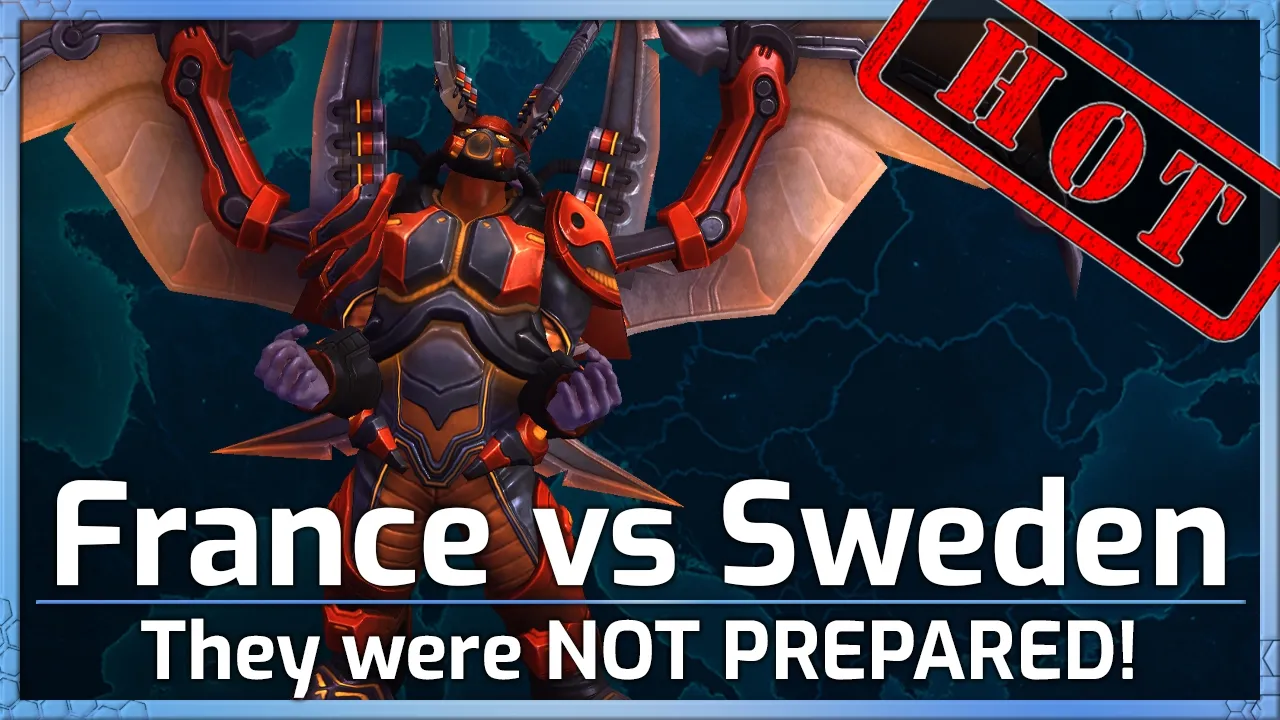 HOT! France vs Sweden! They were NOT Prepared!  - Nations Cup - Heroes of the Storm