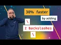 Does importing global symbols make PHP code faster