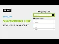 Make a Shopping List with Vanilla Javascript