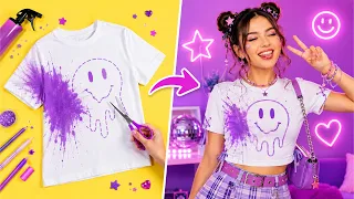 FASHION HACKS to Upgrade Your Style 👗|| Easy Outfit Ideas! by 123 GO SCHOOL